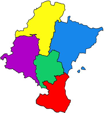 mapa merindades de Navarra